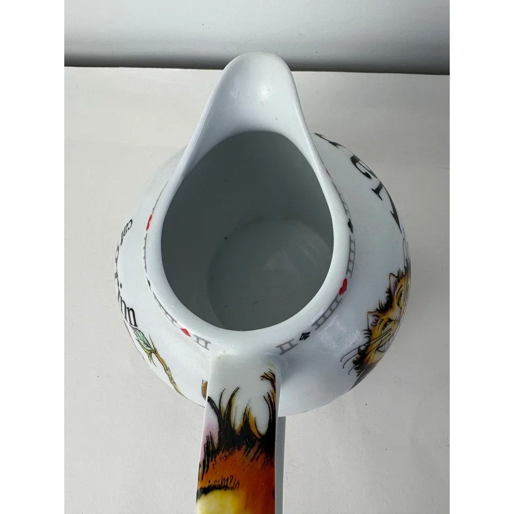 Paul Cardew Alice in Wonderland Cheshire Cat Creamer Pitcher 2010 England Design